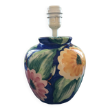 Italian flowered lamp base
