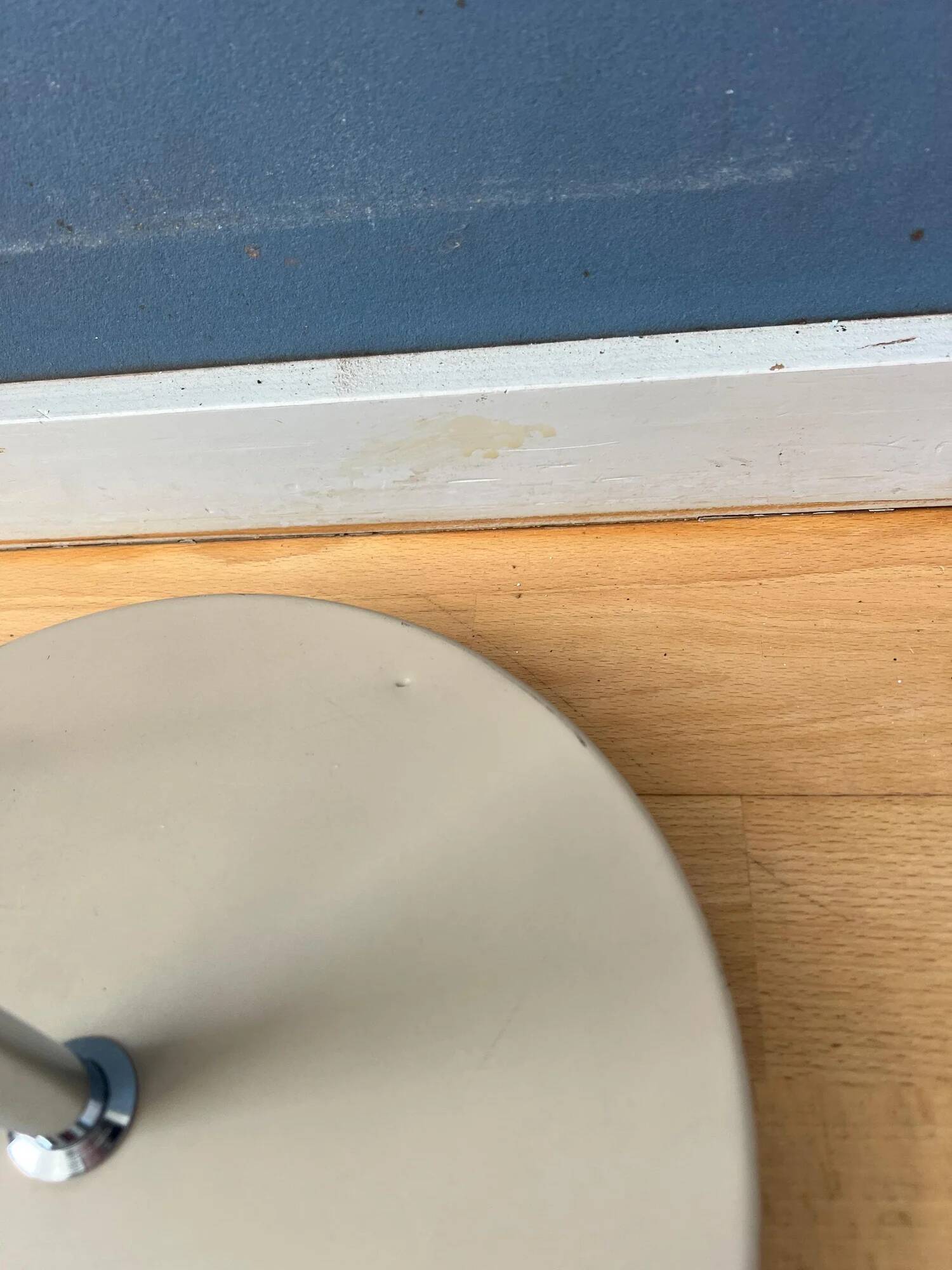 Lampadaire beige Dijkstra de style Space Age du milieu du siècle