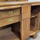 1950s English Art Deco oak sideboard