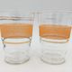 Set of six vintage glasses