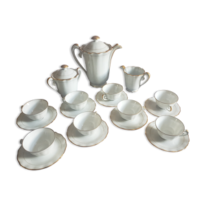 Service à café ou thé en porcelaine