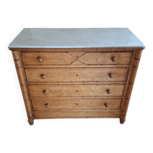 Commode 1920 faux bambou