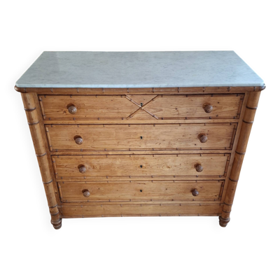 Commode 1920 faux bambou