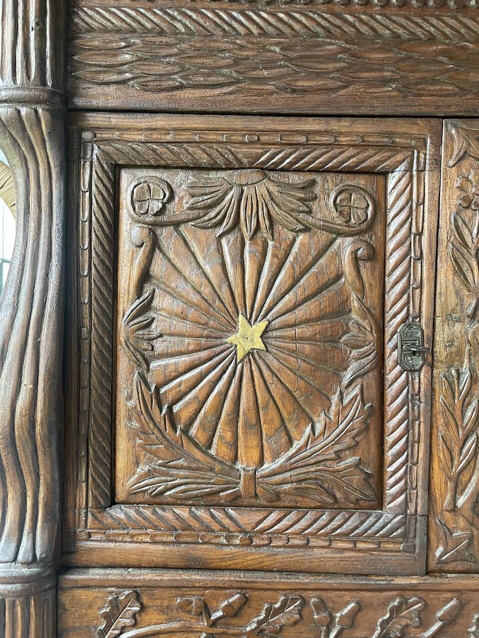 Auvergne brutalist folk art furniture 1890