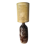 very beautiful glazed ceramic lamp 50x15 new lampshade