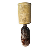 very beautiful glazed ceramic lamp 50x15 new lampshade