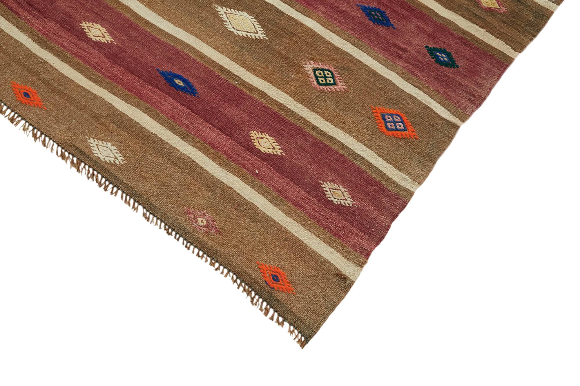 Turkish Handmade Vintage Anatolian Kilim 167 cm x 293 cm