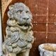 Fountain statue Lion stone reconstituted