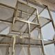 Vintage 1970s golden designer shelf