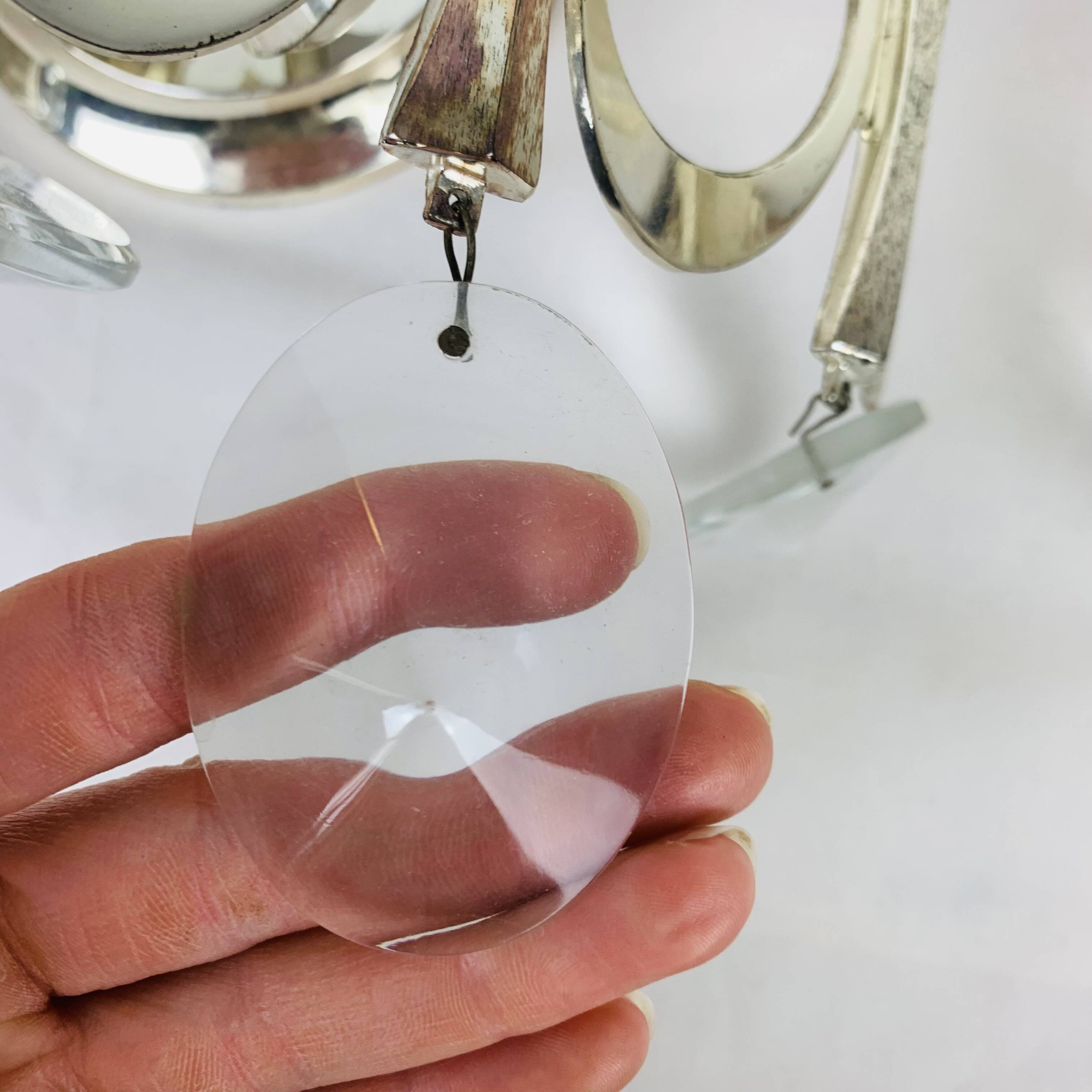 Pair of Ovali wall lights by Sciolari 70s