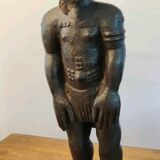 Ancient mystical husband fetish sculpture, Blolo Bian Baoulé