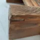 Small rustic wooden bench