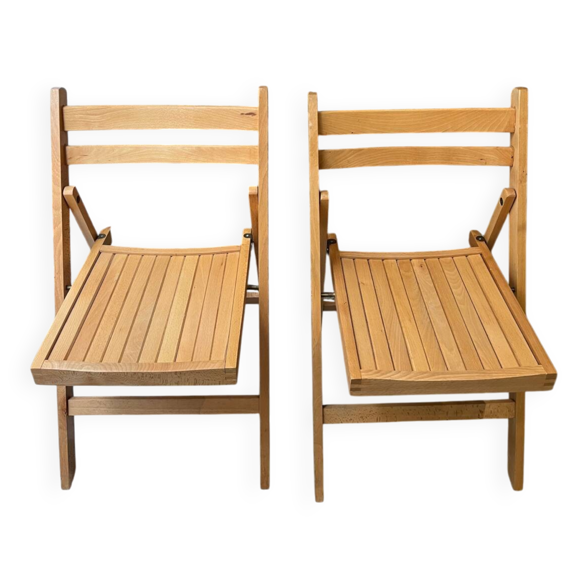 Pair of folding chairs from the 1980s