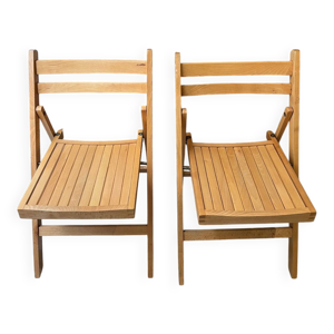 paire chaises pliantes
