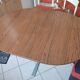 Round butterfly formica table