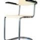 Gispen Vintage Tubular Chair – 1930s Dutch Design – White Retro Industrial