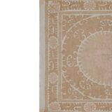 Vintage Turkish hand-knotted rug 132x132 cm