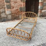 1-seat rattan basket bed