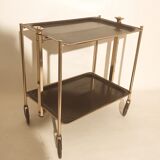 Foldable black foldable rolling service 50s