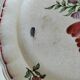Assiette ancienne Lunéville – décor floral & insecte – vers 1840–1860