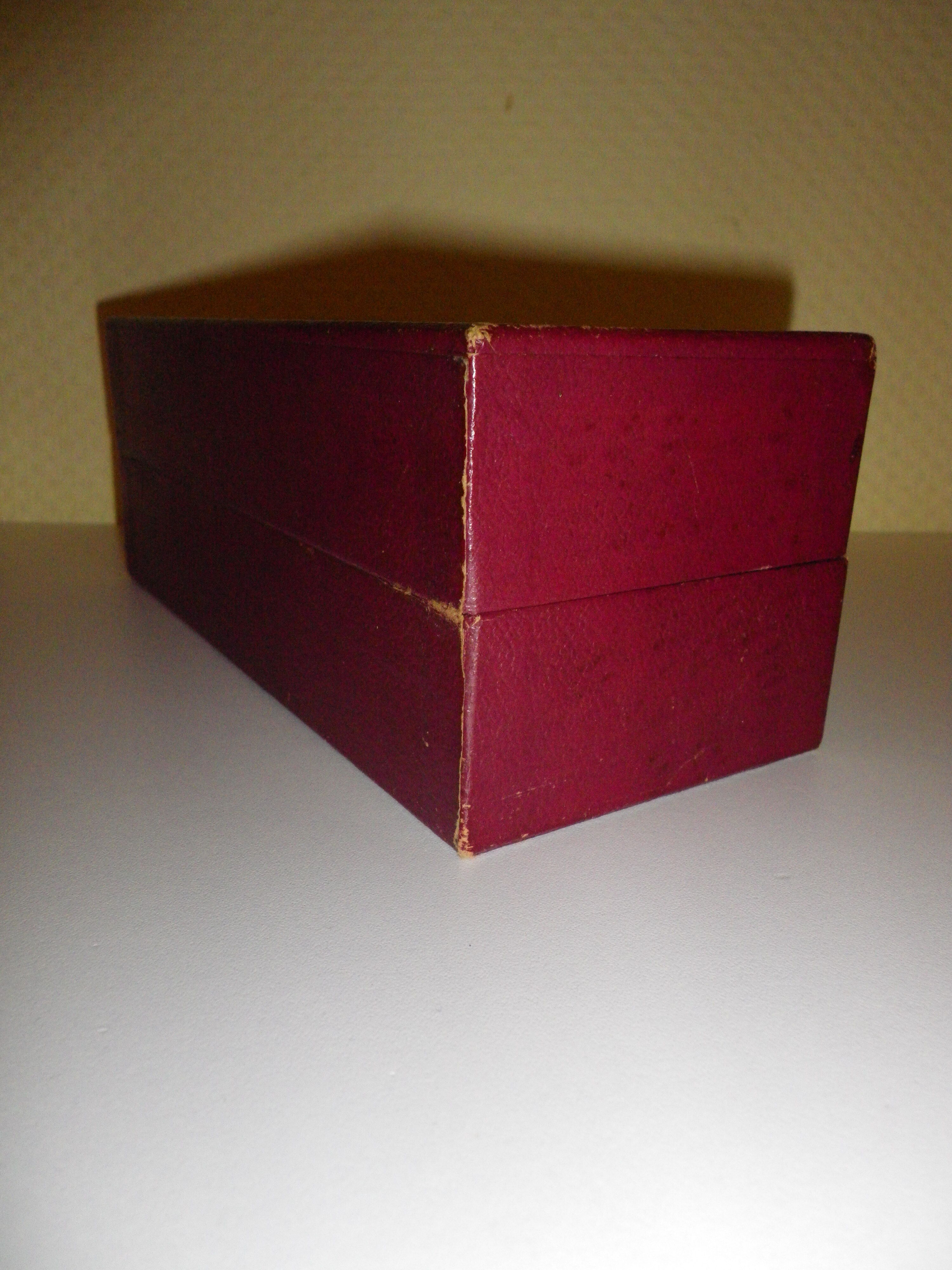 12 under crystal glasses in their original box 1960