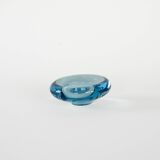 Glass platter, Danish design, 1960s, manufacturer: Holmegaard, designer: Pe