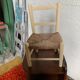 Chaise paillée enfant