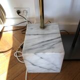 Arc floor lamp by Harvey Guzzini brass model