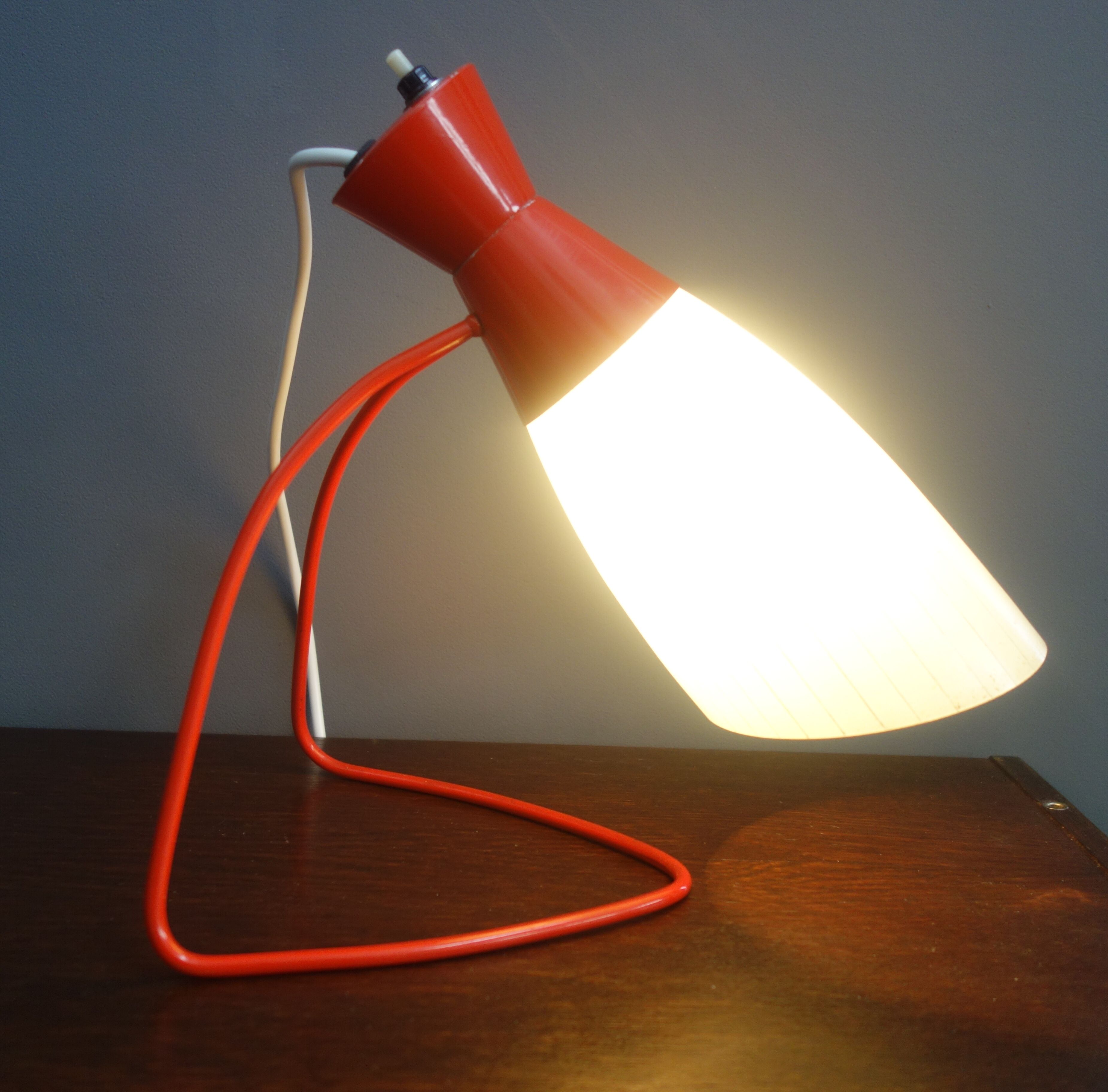 Josef Hurka desk lamp model 1621 by Napako 1960