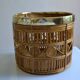 Bamboo and brass basket circa 1960 italy