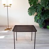 Coffee table from the 1950s, perforated metal attributed to M Matégot
