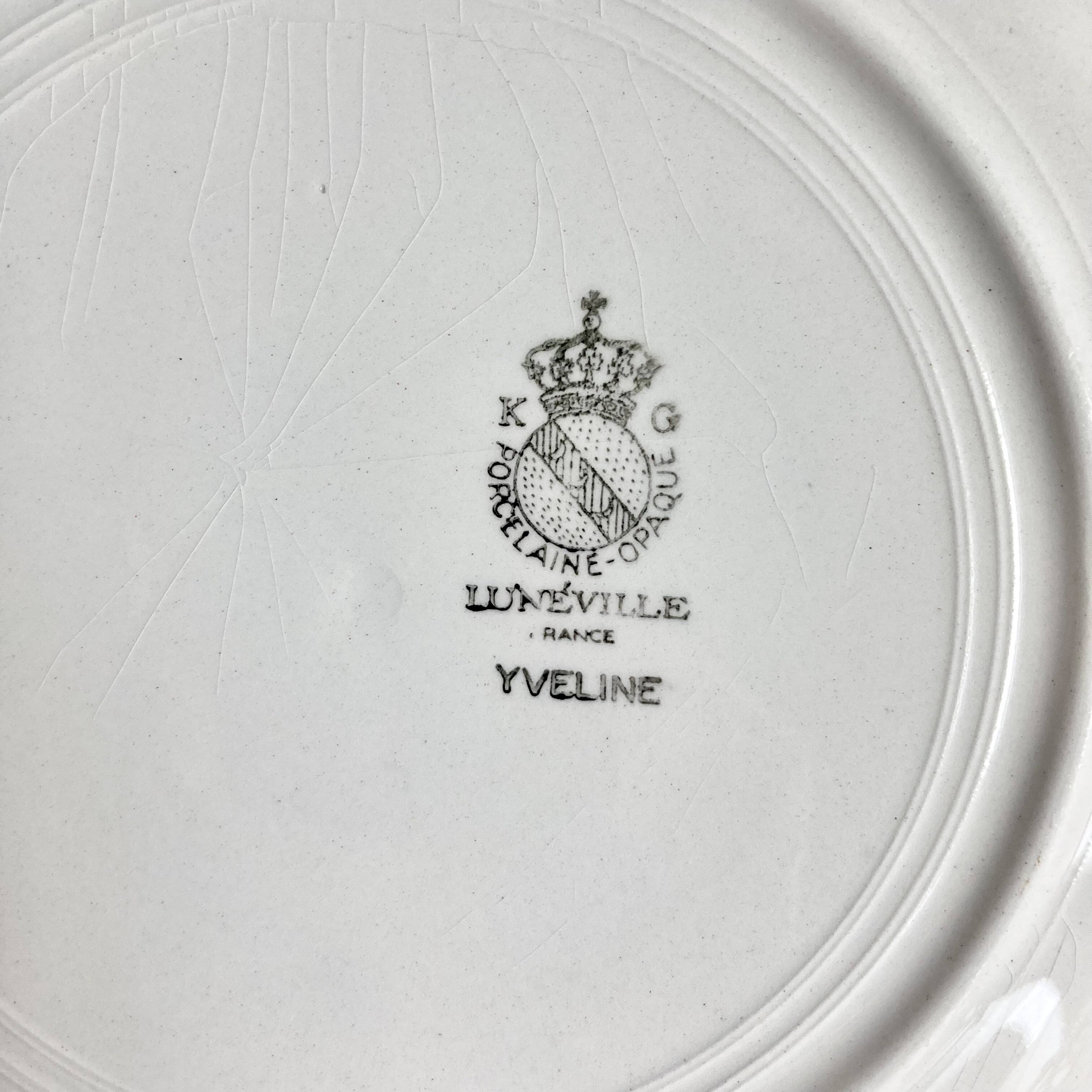 4 Luneville 50s flat plates