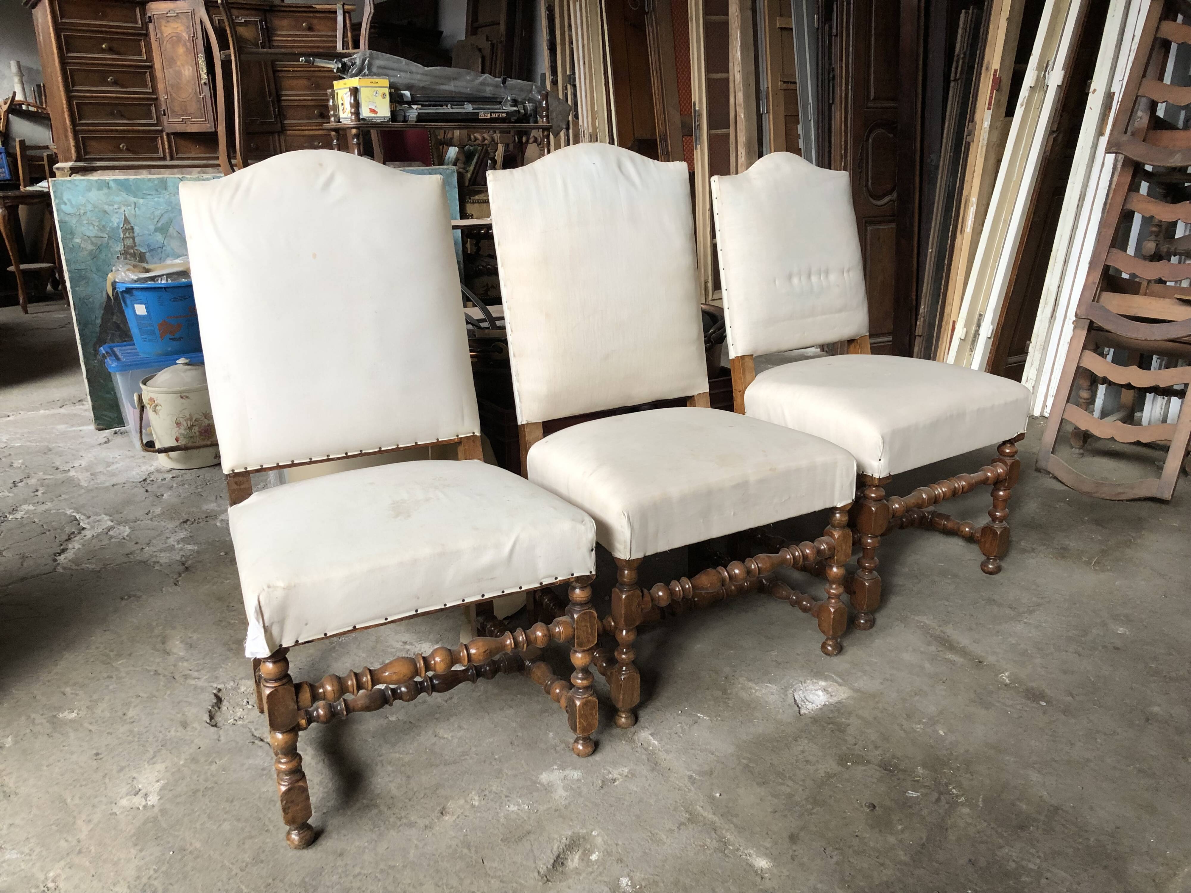 Louis XIII style chairs
