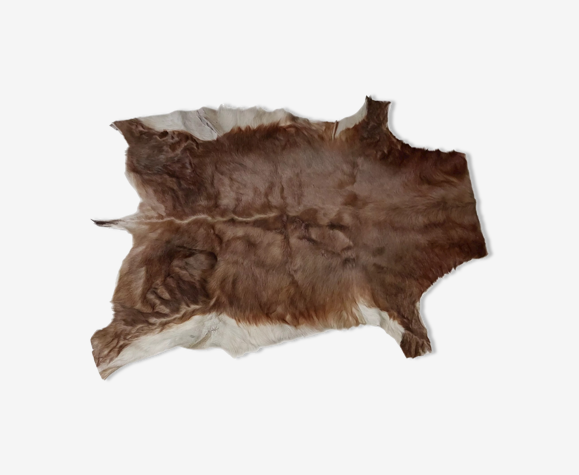 Tapis en peau d'animaux d'Afrique naturelle occasion 91x115cm