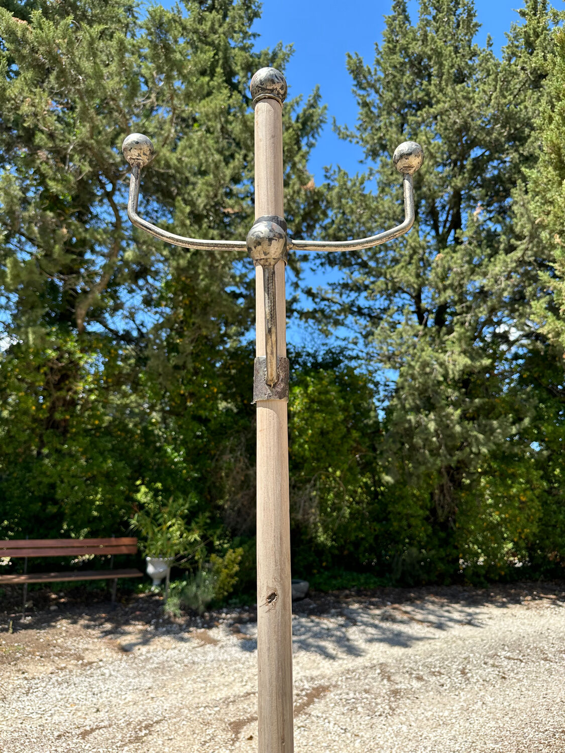 Porte-manteau en bois flotté artisanal