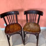 Suite de 6 chaises bistrot vintage