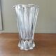 Vintage origami-style crystal vase