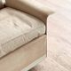 Fauteuil design 620 en cuir suédé beige par Dieter Rams, Vitsœ, Mid-Century