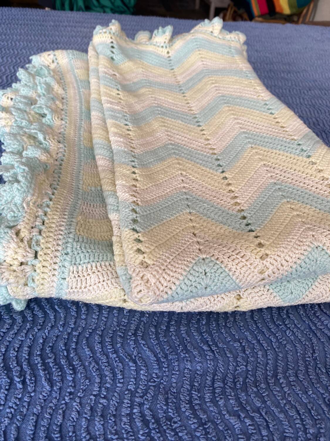 Couvre lit fait main