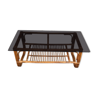 Rattan coffee table