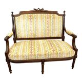 Sofa 2 places Louis XVI style