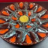 Large oval oyster dish Vallauris, 35.5 cm
