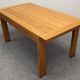 Maison Regain brutalist dining table in solid elm from the 70s/80s