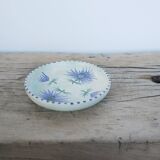 Vintage ceramic thistle plate by Marie Madeleine Jolly