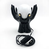 Black vintage hand lamp