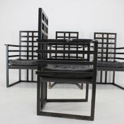 Set of Four Josef Hoffmann Armloffel Chairs Made By Wittmann,Austria