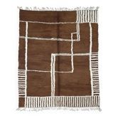 Contemporary Brown Rug - 310 x 250 cm