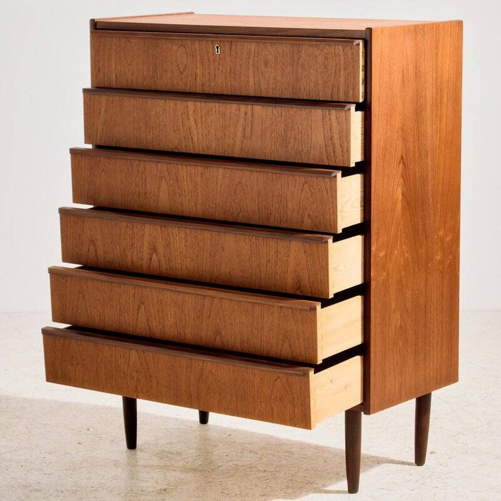 Vintage Teak Dresser, 1960s