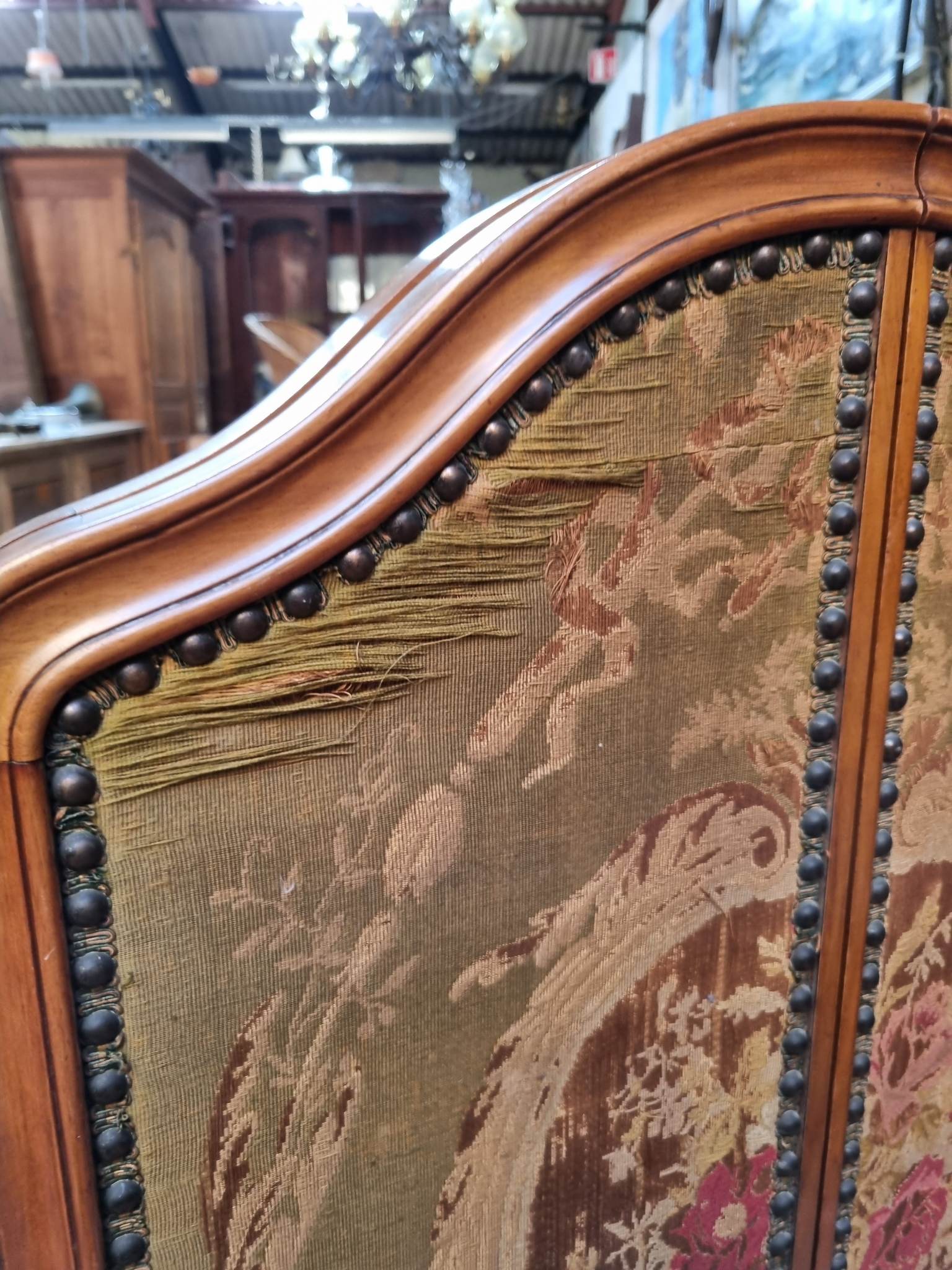 Fireplace screen Louis XV