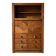 Solid oak library secretary by Guillerme and Chambron